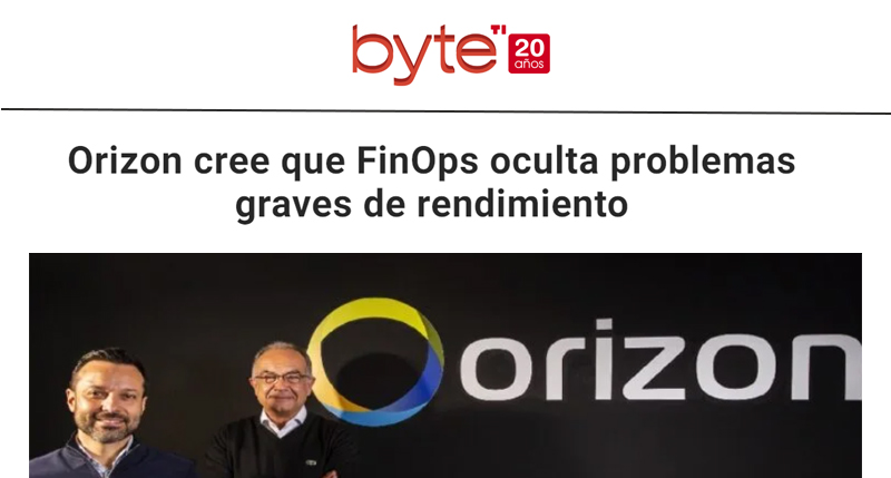 Orizon cree que FinOps oculta problemas graves de rendimiento